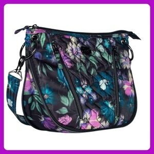 Lug Swivel Convertible Floral Quilted Crossbody Bag, 10.5x7.75 NWOT‎